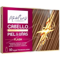 Tongil cabello piel y uñas flash 10viales.