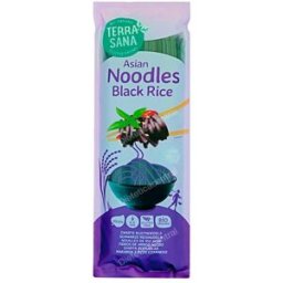 Terrasana fideos de arroz negro noodles integral 250gr vegan