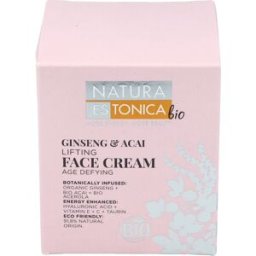Natura estonica crema facial ginseng-acai 50ml. bio