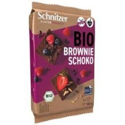 Schnitzer brownie chocolate negro 140 gr sg