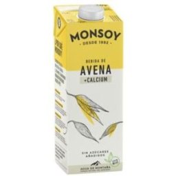 Monsoy bebida vegetal de avena con calcio 1lt 6uds. bio - monsoy