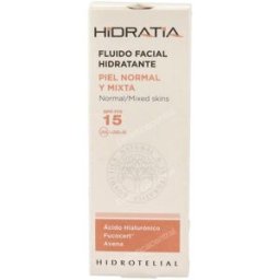 Hidrotelial hidratia fluido facial p/nor/mixta spf 15 50ml