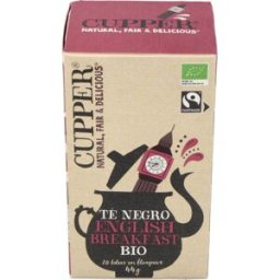 Cupper te negro english breakfast infusion 20bolsitas bio - cupper