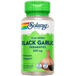 Solaray black garlic bulb (ajo negro) 500mg. 50cap.