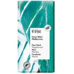Vivani chocolate negro 68% santo domingo menta 100gr bio