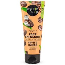 Organic shop exfoliante facial cafe-schizandra piel sensi.75 ml