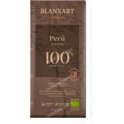 Blanxart chocolate negro 100% peru 75 gr eco