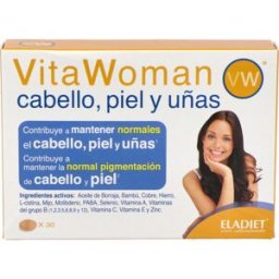 Eladiet vita woman cabello piel y uas 30comp.