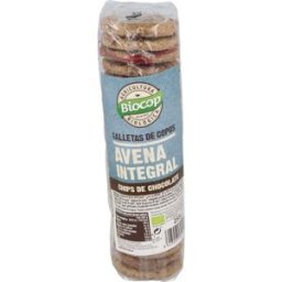 Biocop galletas de avena con chips de chocolate 250g bio