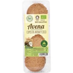 Solnatural galletas de avena coco y agave 175gr. bio