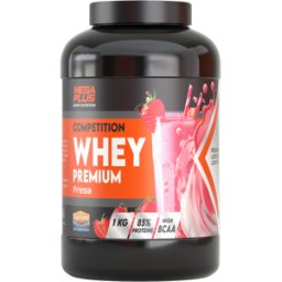 Mega plus whey premium competition fresa 1kg.