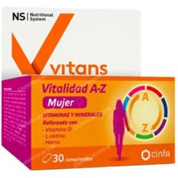 Ns ns vitans vitalidad a-z mujer 30 comp