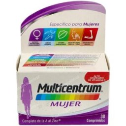 Multicentrum multicentrum mujer 30comp.