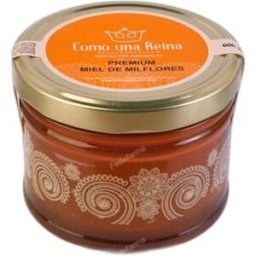 Como una reina miel de milflores tarro cristal premium 600 grs