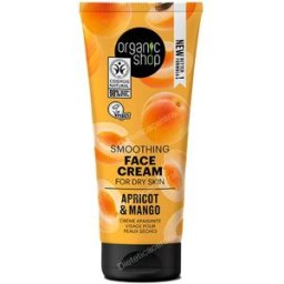 Organic shop crema facial ligera diaria para piel seca «albaricoque y man
