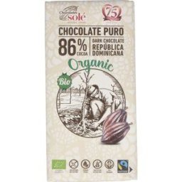 Chocolates sole chocolate negro 86% 100gr. eco sg