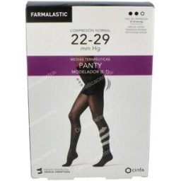 Farmalastic farmalastic panty nor c/punt model negro t/g t:26-27 p:40-42 cm 1 un