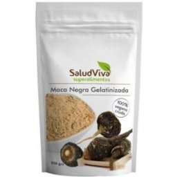 Salud viva maca negra gelatinizada 250gr. sg s/a vegan