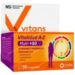 Ns ns vitans vitalidad a-z mujer 50+ 30 comp