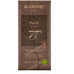 Blanxart chocolate negro 77% peru 75 gr eco