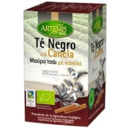 Artemis bio te negro canela infusion 20bolsitas.