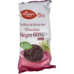 El granero tortitas de arroz con chocolate negro 100gr. bio - el granero