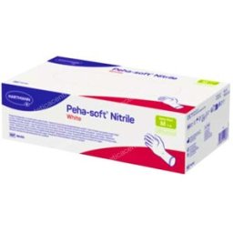 Peha-soft peha-soft guantes nitrilo blanco s/polvo t/m 100 un