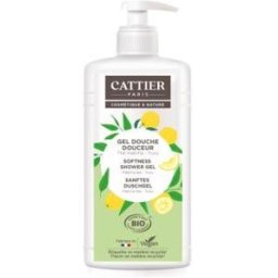 Cattier gel de ducha suavizante te matcha-yuzu 887ml.