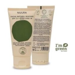 Nuura crema solar facial spf50 color 50ml. eco