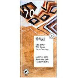 Vivani chocolate negro superior 70% s. domingo 100g bio