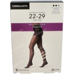 Farmalastic farmalastic panty nor c/punt negro t/g t:26-27 p:40-42 cm 1 un