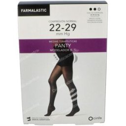 Farmalastic farmalastic panty nor c/punt model negro t/m t:24-25 p:37-39 cm 1 un