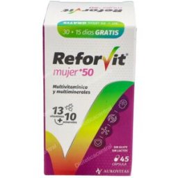 Aurovitas reforvit mujer +50 45 cap.