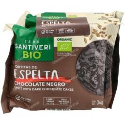 Santiveri tortitas espelta choco negro 3udsx34 gr