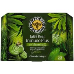 Black bee black bee inmuno + reishi estuche 20 vial negro-verde