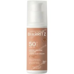 Laboratorios biarritz crema facial color beige spf50 50ml.