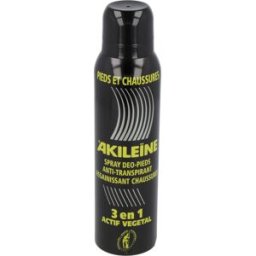 Akileine spray pies y calzado (negro ) 3 en 1 150ml.