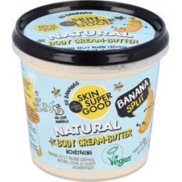 Skin super good crema de manteca corporal banana split 360ml.