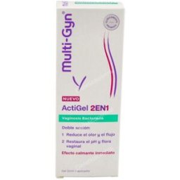 Multigyn multi-gyn actigel 2 en 1 50 ml + aplicador