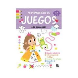Contenido en Movimiento Mi Primer Bloc De Juegos- Las Princesas
