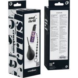 Crushious Pack Anal Thrill Ducha Anal + Lubricante + Perlas