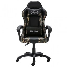 VidaXL Silla Gaming Cuero Sintético Camuflaje