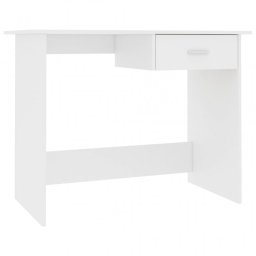 VidaXL Escritorio de Oficina Aglomerado 100x50x76cm Blanco