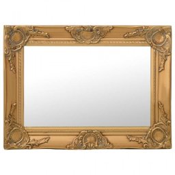 Vidaxl Espejo De Pared Estilo Barroco Dorado 60x40 Cm