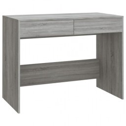 VidaXL Escritorio de Aglomerado Gris Sonoma 101x50x76.5cm