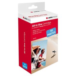 AgfaPhoto AMC50 Cartucho de Papel Fotográfico 50 Hojas Compatible con Realipix/Kodak