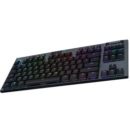 Teclado mecánico Logitech G 920-009500 Layout ES inalámbrico RGB Carbono