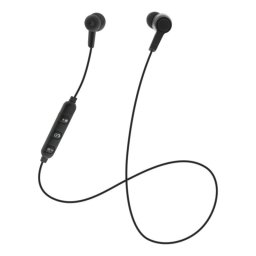 Auriculares Streetz HL-BT301 inalámbricos Bluetooth para llamadas y música intraurales negros