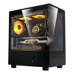 Caja PC darkFlash DB330M Negro Vidrio Templado ITX micro ATX