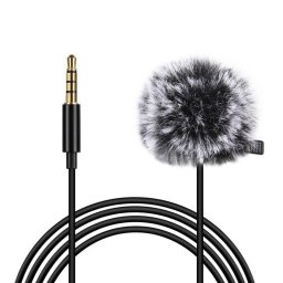Micrófono Puluz PU424 jack 3,5 mm omnidireccional con cancelación de ruido